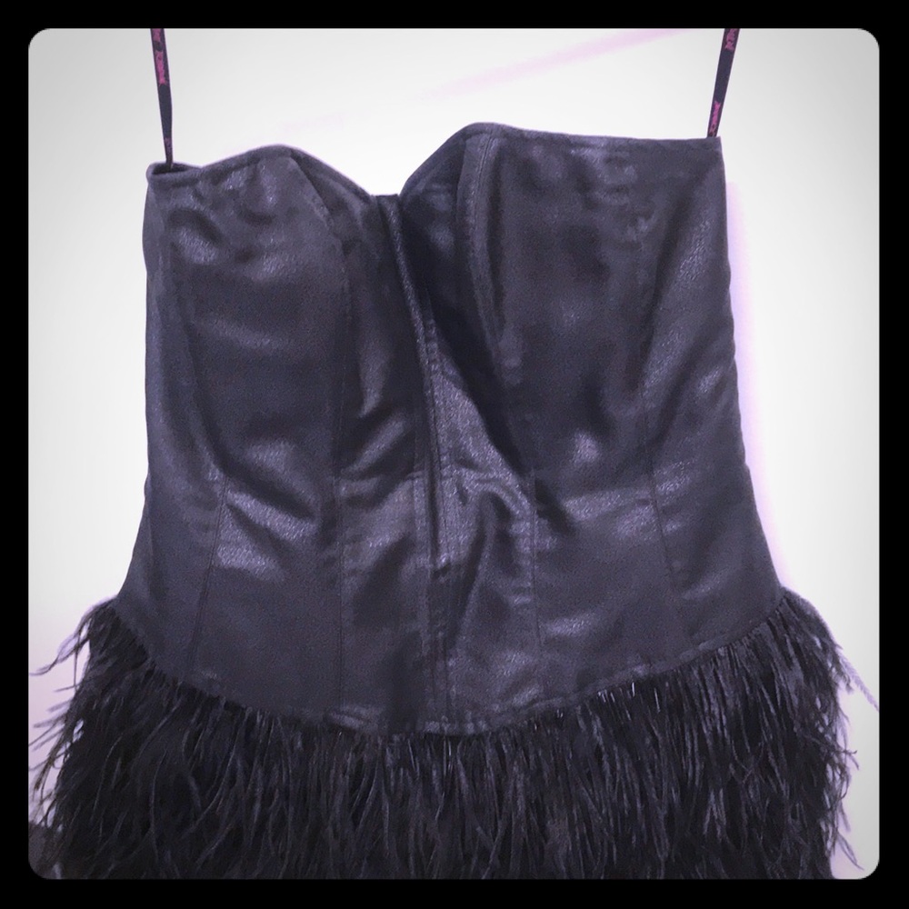 Bustier feather dress - amazing for New Years